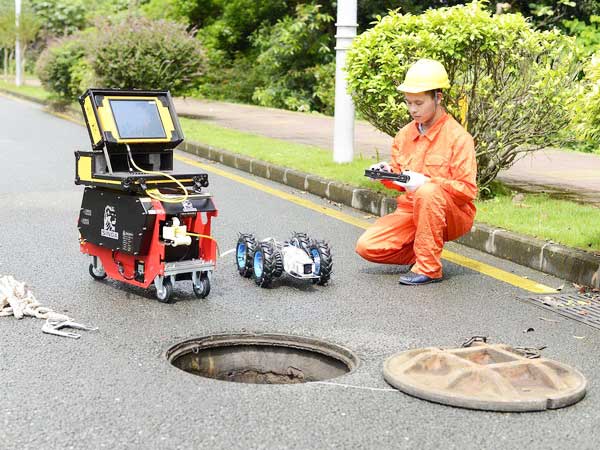 霞山管道机器人检测
